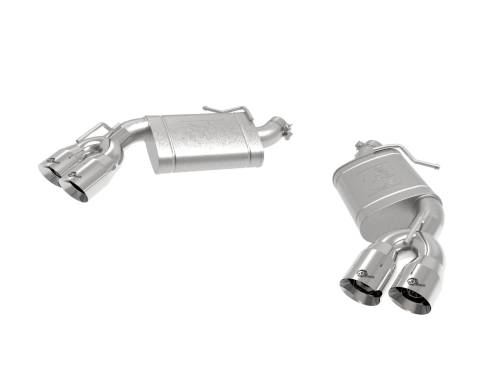 aFe Power - 49-44119-P | AFE Power MACH Force-Xp 2-1/2 IN 409 Stainless Steel Axle-Back Exhaust System Polished (2016-2024 Camaro SS V8-6.2L)