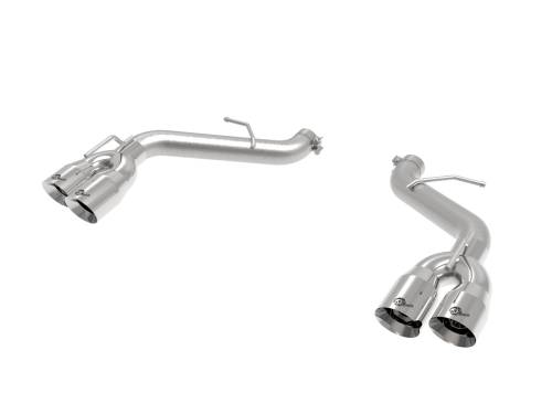 aFe Power - 49-44119NM-P | AFE Power MACH Force-Xp 2-1/2 IN 409 Stainless Steel Axle-Back Exhaust System Polished (2016-2024 Camaro SS V8-6.2L)