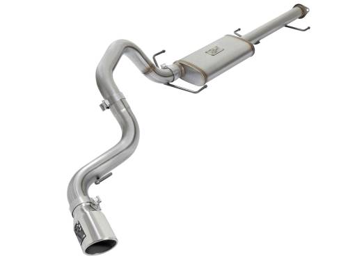 aFe Power - 49-46003-1P | AFE Power MACH Force-Xp 3 IN 409 Stainless Steel Cat-Back Exhaust System w/Polished Tip (2007-2018 FJ Cruiser V6-4.0L)