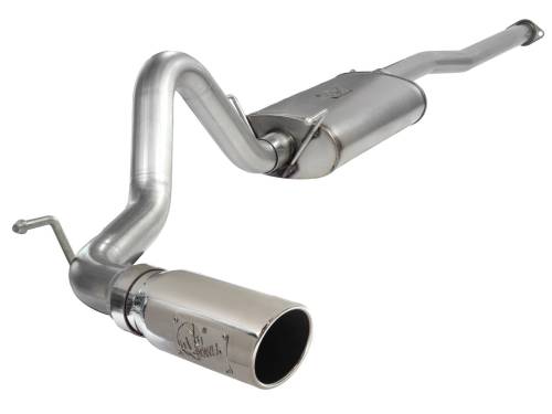 aFe Power - 49-46022-P | AFE Power MACH Force-Xp 3 IN 409 Stainless Steel Cat-Back Exhaust System w/Polished Tip (2013-2015 Tacoma V6-4.0L)