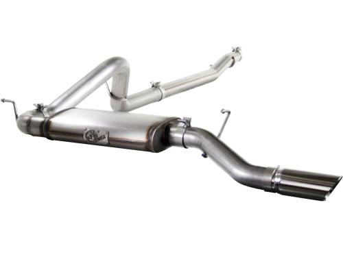 aFe Power - 49-46211 | AFE Power MACH Force-Xp 3 IN 409 Stainless Steel Cat-Back Exhaust System (2012-2018 Wrangler JK V6-3.6L)