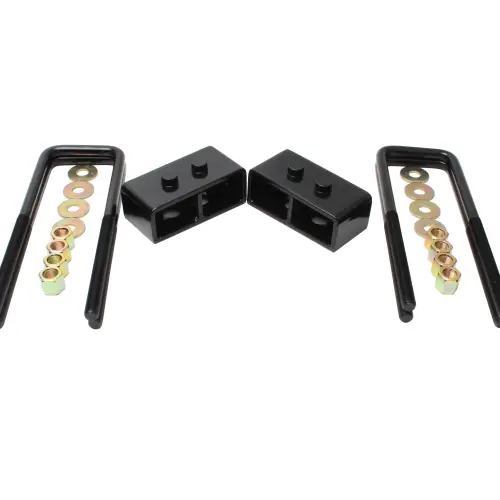 Lowriders Unlimited - LK-108-F | 2 Inch Rear Block & U Bolt Kit (2009-2020 F150 Pickup 2WD/4WD)