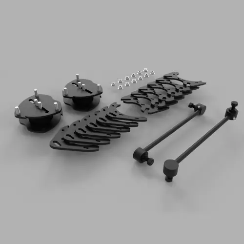 Traxda - 202039 | Traxda 1.5 Inch Front / 1.5 Inch Rear Suspension Lift Kit (2017-2024 Rdigeline 2WD/4WD/AWD, 2016-2022 Pilot 2WD/4WD/AWD, 2016-2024 Passport 2WD/4WD/AWD)