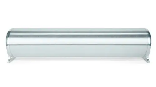 Air Lift Performance - 27769 | Air Lift Performance 28" FLO Tank w/ Viair 444c black Compressor, 1/4" & 3/8" fittings and tank mounting hardware
