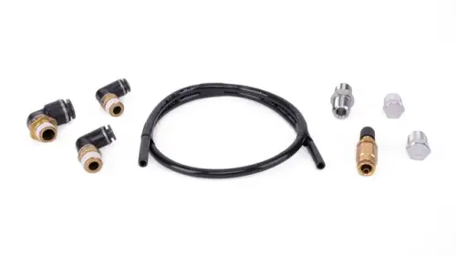 Air Lift Performance - 34838 | Air Lift Performance Fitting pack for 2 1/2 Gallon aluminum tank (11958 or 12958) for 1/4" lines and Manual Management