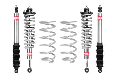 Eibach - E81-82-071-01-22 | Eibach Pro-Truck-Lift Stage 1 Plus (Set of 2 Assembled Front Shocks, Springs, Mounts + 2 Springs + 2 Rear Shocks)