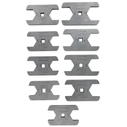Apex Chassis - KIT509 | Apex Chassis Jam Nut Wrench Full Set | 9 Piece