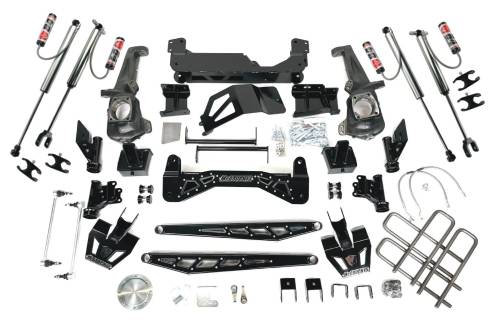 McGaughys Suspension Parts - 52457 | McGaughys 7 to 9 Inch Lift Kit with M84 Reservoir Shocks 2020-2025 GM Truck 3500