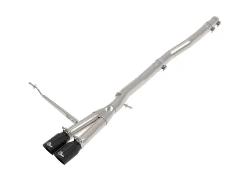 aFe Power - 49-36354-B | aFe Power MACH Force-Xp 3 To 2-1/2 Inch Stainless Steel Cat-Back Exhaust System For Mini Cooper S (2014-2024) / Cooper S JCW Hardtop L4 2.0L (t) 2 Door | Black Tip