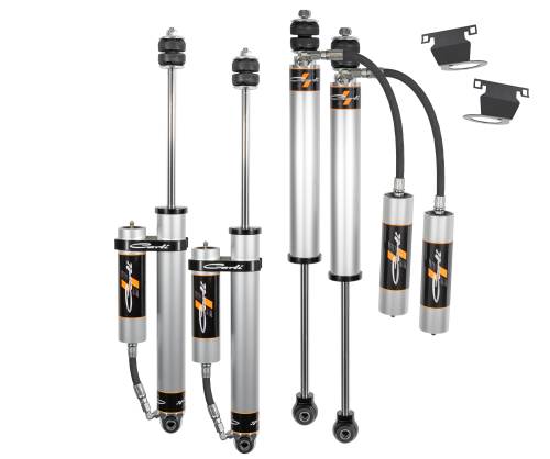 Carli Suspension - CS-DLVLSPKG-CS20RR-C | Carli Suspension Backcountry Leveling Shock Kit Carli Spec 2.0" Remote Reservoir Shocks For Ram 2500 4WD (2014-2024) | Gas