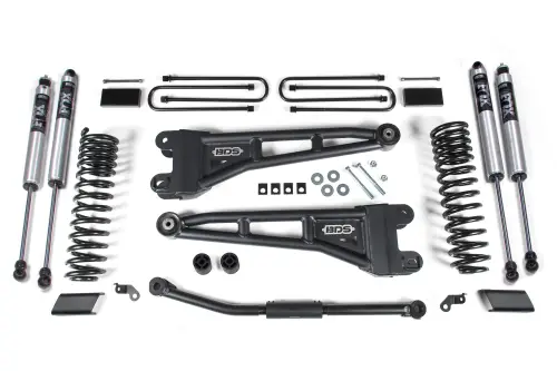 BDS Suspension - BDS1306FS | BDS Suspension 2.5 Inch Lift Kit With Radius Arm For Ford F-450 Super Duty 4WD (2023-2024) | Rear Fox 2.0 Performance Series Shocks