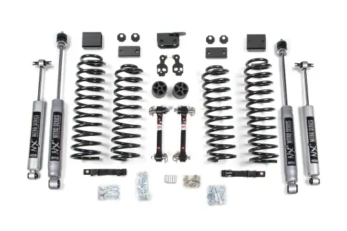 BDS Suspension - BDS1424H | BDS Suspension 3 Inch Lift Kit For Jeep Wrangler JK 2 Door (2007-2011) | Sway Bar Link Fixed Links, NX2 Nitro Series Shocks