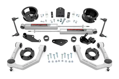 Rough Country - 76931 | Rough Country 3.5 Inch Lift Kit For Toyota 4Runner 4WD (2025-2025) | TRD Offroad, Rear N3 Premium Shocks