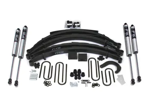 BDS Suspension - BDS145FS | BDS Suspension 6 Inch Lift Kit For Chevrolet/GMC Blazer, Jimmy, V10 Suburban (1988-1991) | Rear Lift Leaf Springs, Fox 2.0 Performance Series Shocks