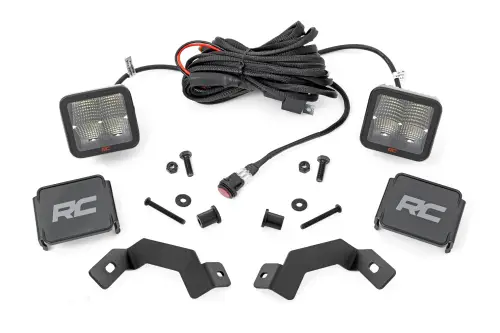 Rough Country - 72118 | Rough Country LED Ditch Light Kit For Toyota Land Cruiser (2024-2025) | Spectrum Series