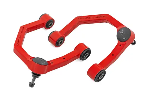Rough Country - 75601ARED | Rough Country Forged Upper Control Arms For 3.5 Inch Lifted Toyota Tacoma (2024-2024) | Red Finish