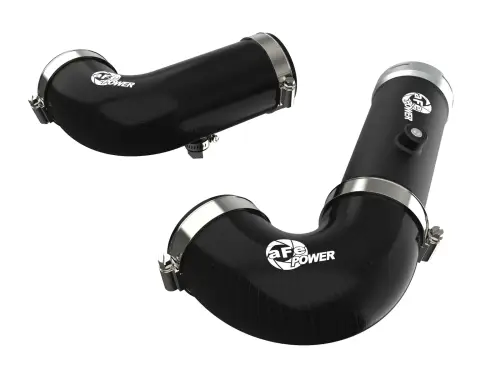 aFe Power - 46-20454-B | AFE Power BladeRunner Aluminum Hot And Cold Charger Pipe Kit For Chevrolet Silverado 1500, Suburban, Tahoe / GMC Sierra 1500, Yukon (2020-2025) | Black