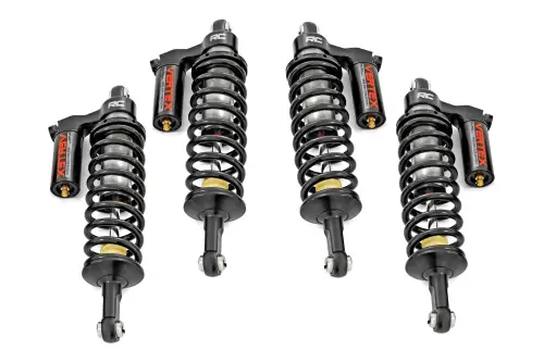 Rough Country - 791011 | Rough Country 0-2 Inch Vertex Coilovers Shocks Adjustable Suspension Lift Kit For Cam-Am Defender DPS / HD 9 / HD 7 / HD 10 (2023-2025)