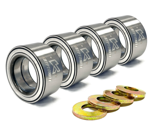 Kryptonite - KRPXWB17-PACK-W | Kryptonite Ultimate Bearing Package Lifetime Warranty For Polaris UTVs (2014-2024) | 4 Wheel Bearings, 4 Axle Washers