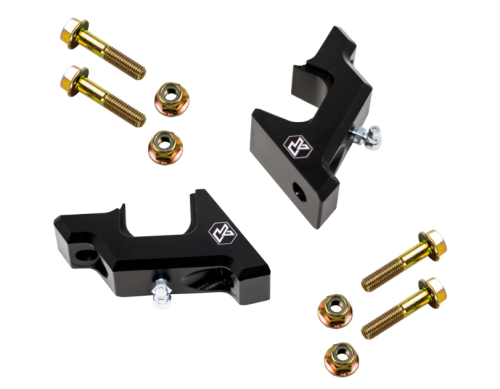 Kryptonite - KRZRFSB3 | Kryptonite Death Grip Front Sway Bar Bracket Kit For Polaris RZR XP Turbo S / General XP / 1000 Deluxe (2018-2021)