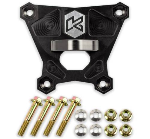 Kryptonite - KRZRRP1S | Kryptonite Death Grip Rear Radius Plate For Polaris RZR XP Turbo S (2018-2021) | With Tow Hook