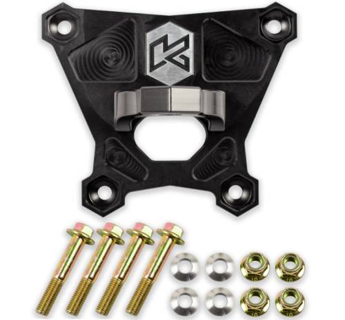 Kryptonite - KRZRRP2S | Kryptonite Death Grip Rear Radius Plate For Polaris RZR XP Turbo S (2018-2021) | With Tow Hook For Hitch Ball