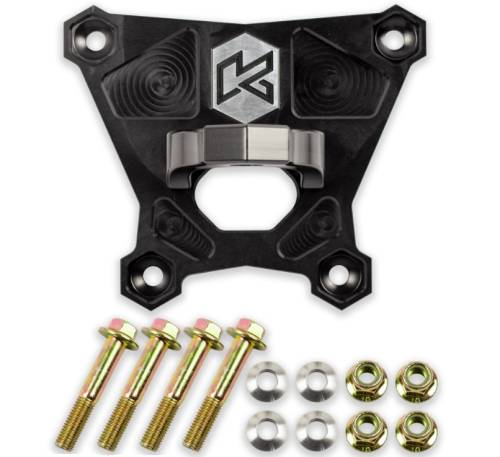 Kryptonite - KRZRRP2X | Kryptonite Death Grip Rear Radius Plate For Polaris RZR Pro XP (2020-2021) | With Tow Hook For Hitch Ball