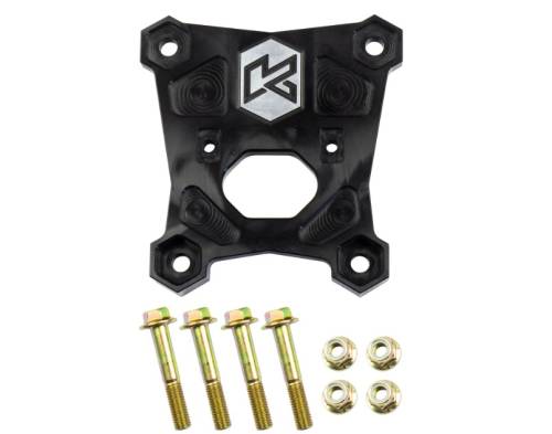 Kryptonite - KRZRRP3  | Kryptonite Death Grip Rear Radius Plate For Polaris RZR XP 1000/XP 4 1000/XP4 Turbo/XP Turbo (2014-2023) | Plate Kit Only, No Hook