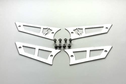 McGaughys Suspension Parts - 52415 | McGaughys Replacement Stainless Steel Badges for Upper Control Arms, 2020-2025 GM Truck 2500/3500