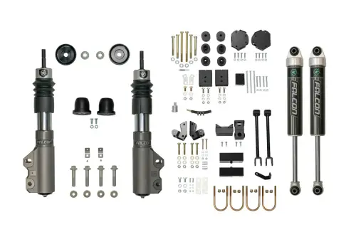 Van Compass - 7171-M-RS | Van Compass Stage 4 System 2 Inch Lift with Struts (2007-2018 Sprinter 2500 2WD | Under 8500 LBS)