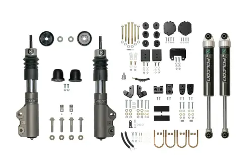 Van Compass - 7172-M-RS | Van Compass Stage 4 System 2 Inch Lift Kit with Struts (2007-2018 Sprinter 3500 2WD | Under 8500 LBS)