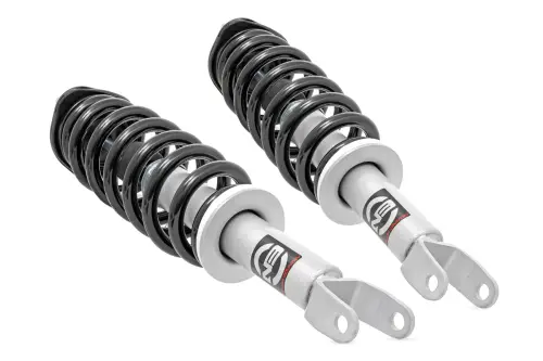 Rough Country - 501196 | Rough Country Loaded Strut Pair For Ram 1500 4WD | Stock Height