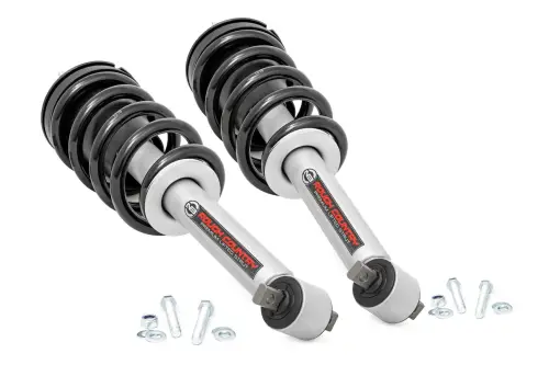 Rough Country - 501195 | Rough Country Loaded Strut Pair For Chevrolet Silverado 1500 / GMC Sierra 1500 4WD | Stock Height