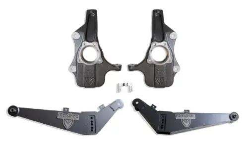 MaxTrac Suspension - KS330824 | Maxtrac 2 Inch Front / 4 Inch Rear Lowering Kit (2021-2025 Suburban, Tahoe, Yukon | Magneride/Adaptive Ride)
