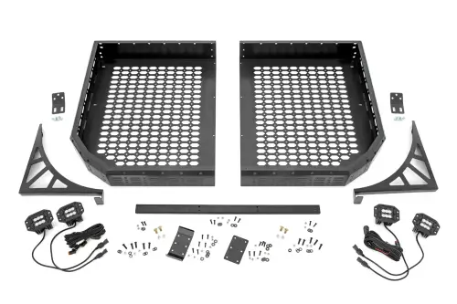 Rough Country - 96121 | Rough Country Cargo Rack For CFMOTO UFORCE 1000/UFORCE 1000 XL | With LED Lights