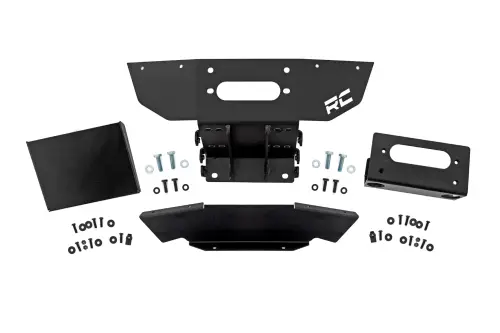 Rough Country - 93204 | Rough Country Winch Mount For For Polaris RZR XP 1000 | Winch Mount Only