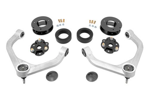 Rough Country - 60800 | Rough Country 3 Inch Lift Kit For Jeep Wagoneer 4WD | Aluminum Control Arm Finish