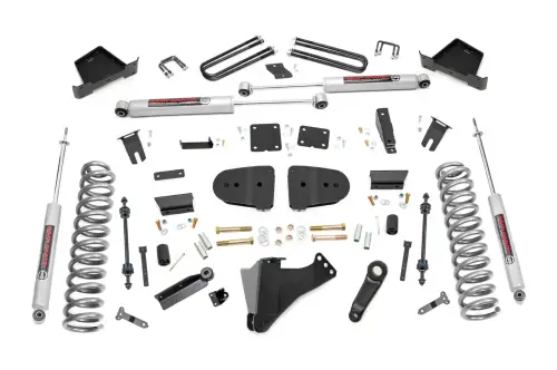 Rough Country - 400130 | Rough Country 4.5 Inch Lift Kit For Ford F-250/F-350 Super Duty 4WD | N3 Shocks