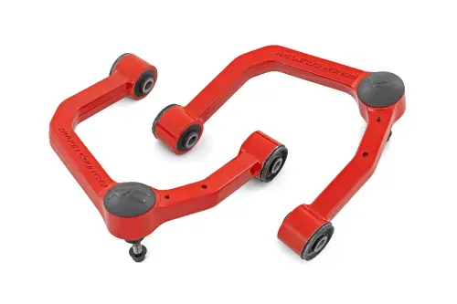 Rough Country - 72901RED | Rough Country Forged Upper Control Arms Red OE Upgrade | Toyota Tacoma 2WD/4WD (2024-2025)