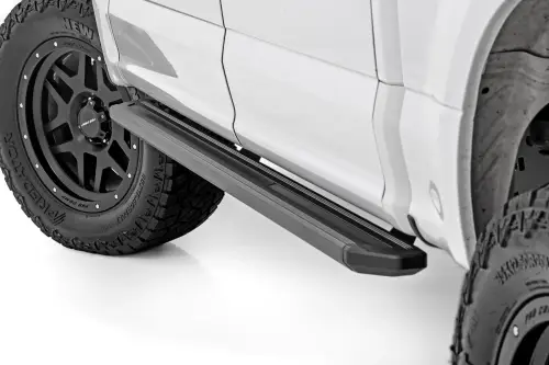 Rough Country - 55005 | Rough Country Multi Color LED Running Boards For Ford F-150, F-150 Lightning, F-250/F-350 Super Duty & Raptor | Crew Cab
