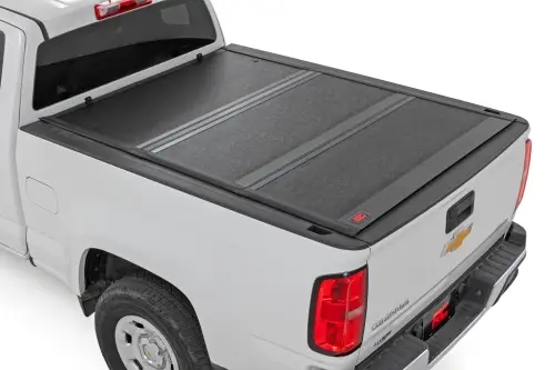 Rough Country - 47120600B | Rough Country Hard Low Profile Bed Cover For Chevrolet Colorado / GMC Canyon | 6' Bed
