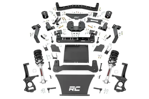 Rough Country - 10930 | Rough Country 6 Inch Lift Kit For Chevrolet Suburban / GMC Yukon XL 1500 | Lifted N3 Struts