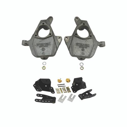 Belltech - 1009 | Belltech 2 Inch Front / 4 Inch Rear Lowering Kit No Shocks (2001-2006 Silverado, Sierra 1500 2WD | Std. Cab / Short Bed)