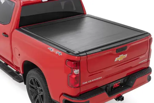 Rough Country - 51120580 | Rough Country Power Retractable Bed Cover For Chevrolet Silverado/GMC Sierra 1500 | 5' 10" Bed