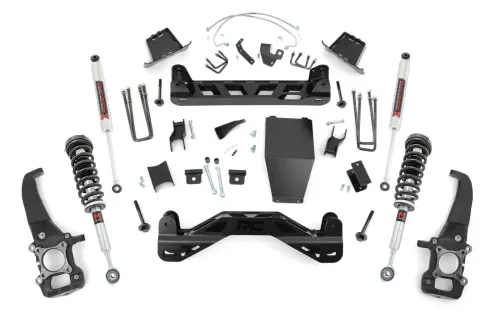 Rough Country - 54640 | Rough Country 6 Inch Lift Kit For Ford F-150 4WD | M1 Struts With M1 Rear Shocks