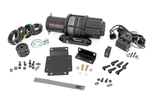 Rough Country - 92069 | Rough Country Winch Mount For Honda Pioneer 1000/Pioneer 1000-5 | With RS4500S Winch