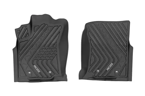 Rough Country - FF-7121 | Rough Country Flex-Fit Floor Mats For Toyota Tacoma 2/4WD | Front