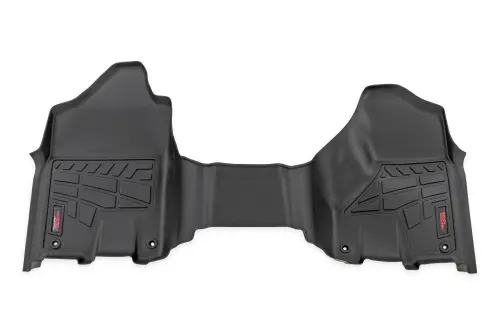 Rough Country - SM31531 | Rough Country Sure Fit Floor Mats For Ram 2500/3500 2WD/4WD | Crew Cab, Front Row, Front Row Bench Seat