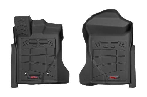 Rough Country - SM51002 | Rough Country Sure Fit Floor Mats For Ford Ranger 2WD/4WD | Crew Cab, Front