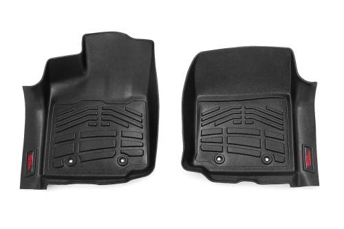 Rough Country - SM7121 | Rough Country Sure Fit Floor Mats For Toyota Tacoma 2WD/4WD | Double Cab, Front